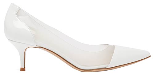 Plexi Soft 55 point-toe leather pumps, Gianvito Rossi